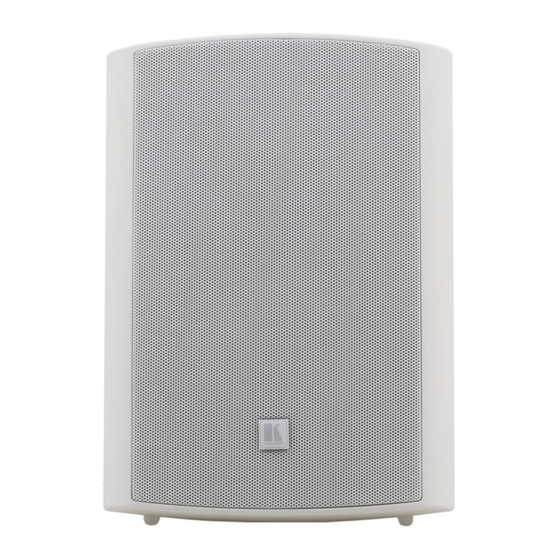 User Manuals: Kramer Yarden 6-O On-Wall Speakers