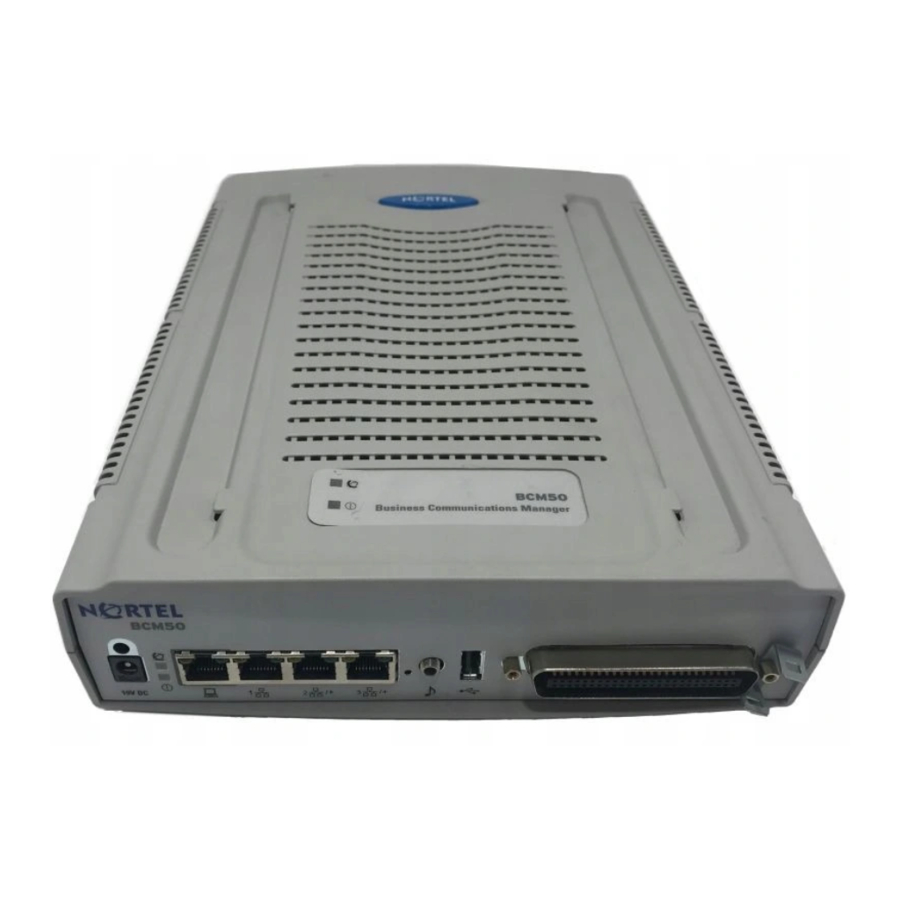 Nortel BCM50 System Overview