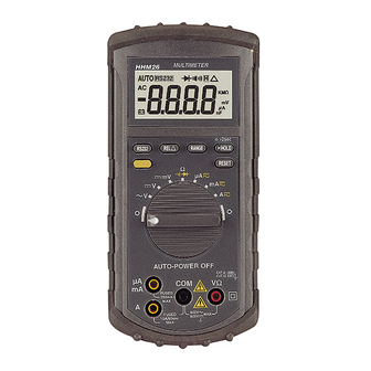 Omega HHM26 User Manual