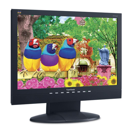ViewSonic VA1912w User Manual