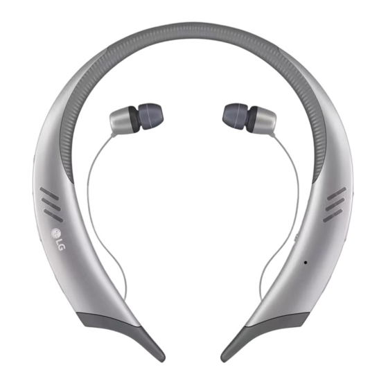 LG TONE ACTIVE PLUS HBS-A100 User Manual