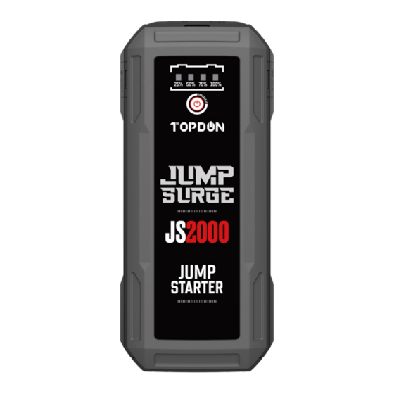 Topdon JUMPSURGE 2000 Manuals