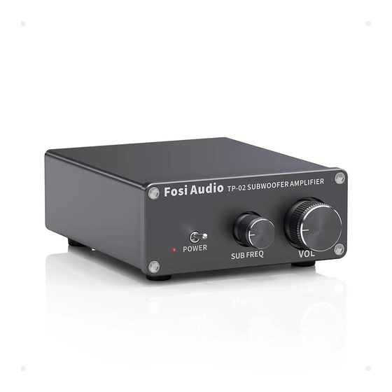 Fosi Audio TP-02 User Manual