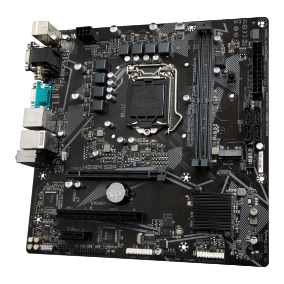 GIGA-BYTE TECHNOLOGY H510M S2P User Manual
