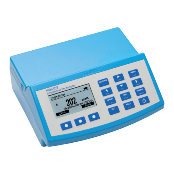Hanna Instruments HI83303 Instruction Manual