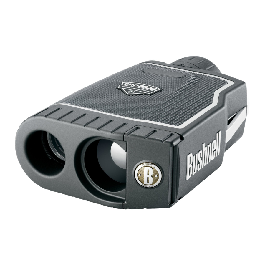 Bushnell Pro 1600 - Laser Rangefinder Manual