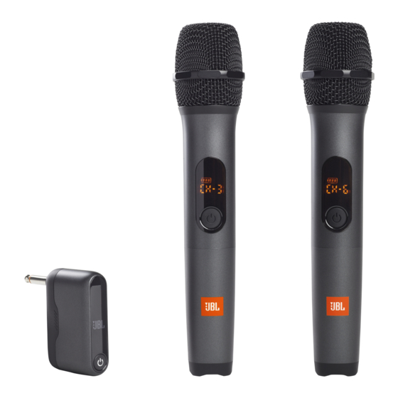 Harman JBL WIRELESS MICROPHONE Quick Start Manual