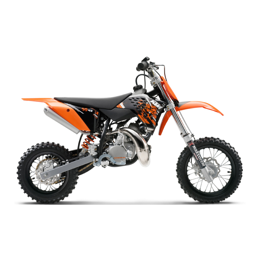 KTM 50 SX Owner's Manual
