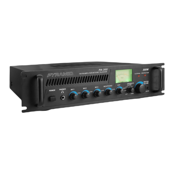Pyramid pa305 User Manual
