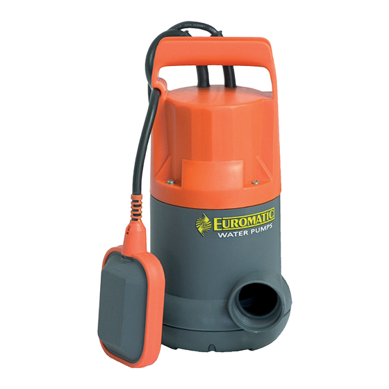 User Manuals: Euromatic SDC 300 Drainage Pump