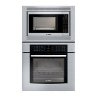 Bosch HBL8450UC - 800 Series Electric Wall Oven Use And Care Manual