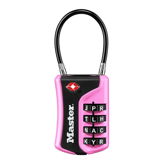 Master Lock 4697DWD Instructions