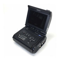 Sony GV-S50BSN - Video Walkman Operating Instructions Manual
