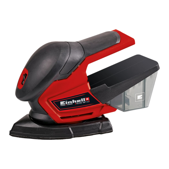 EINHELL TE-OS 18 Li Manuals