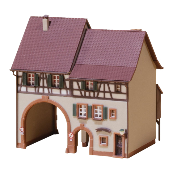 Faller SCHWABENTOR TOWN HOUSE Manual