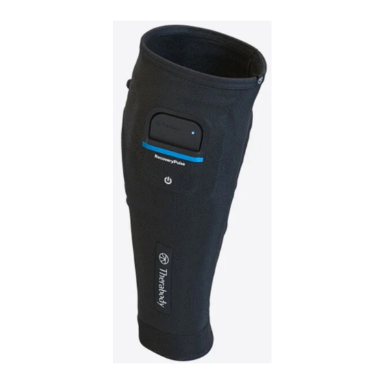 Therabody RecoveryPulse Calf Sleeve Manuals