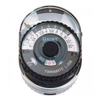 Sekonic TWINMATE L-208 Operating Instructions