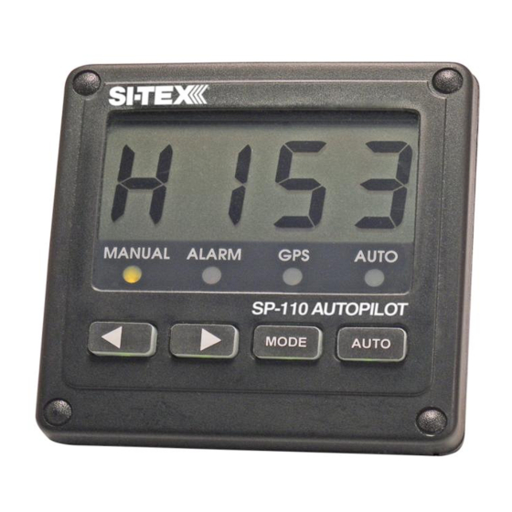 Si-tex SP110SD-1 Operation
