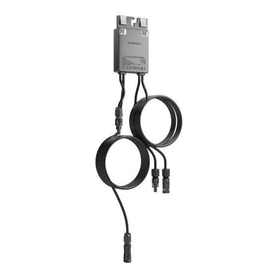 Sungrow SR20D-M Quick Installation Manual