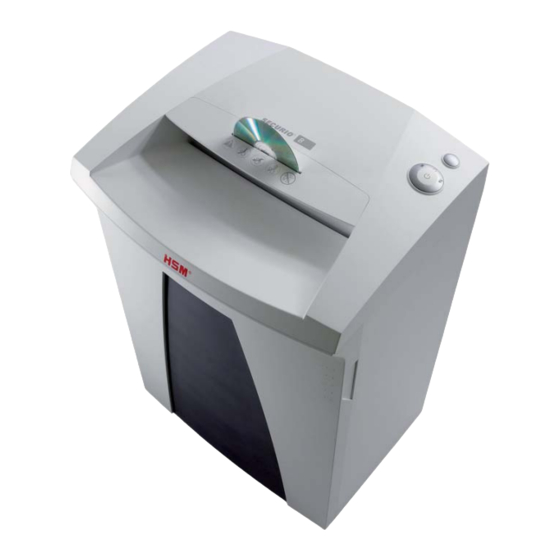 HSM SECURIO B24 Operating Instructions Manual