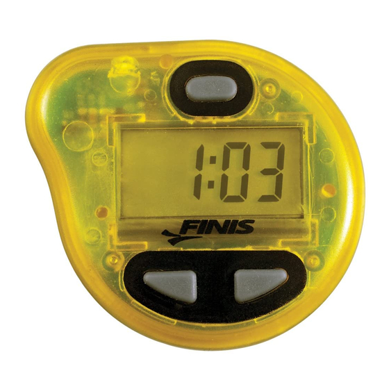 FINIS tempo trainer pro Reference Manual