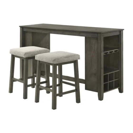 New Classic Furniture CHURON D321-3P Assembly Instructions