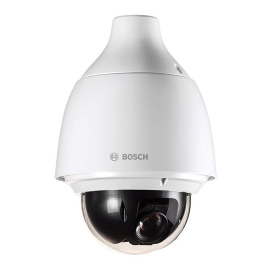 Bosch AUTODOME IP starlight 5000i Installation Manual