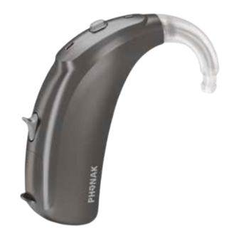 User Manuals: Sonova Phonak Naida B Hearing Aid
