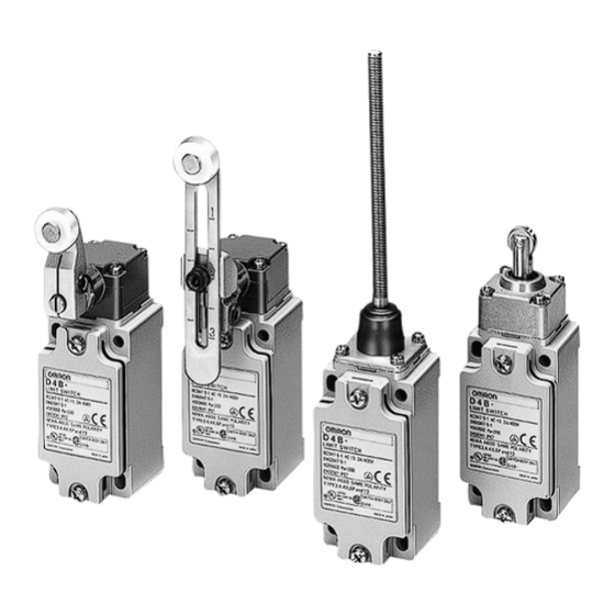 Omron D4B-N Datasheet