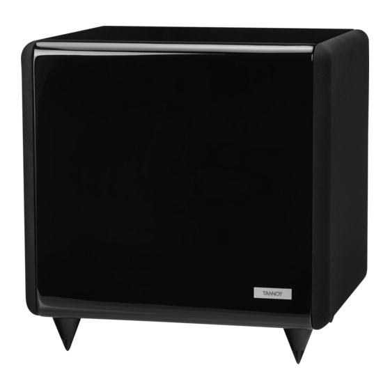 Tannoy TS2 SUB Owner's Manual