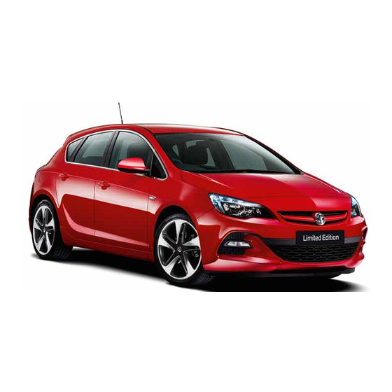 Vauxhall Astra Specification Sheet