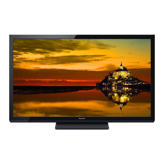 Panasonic Viera TX-P50X60B Operating Instructions Manual