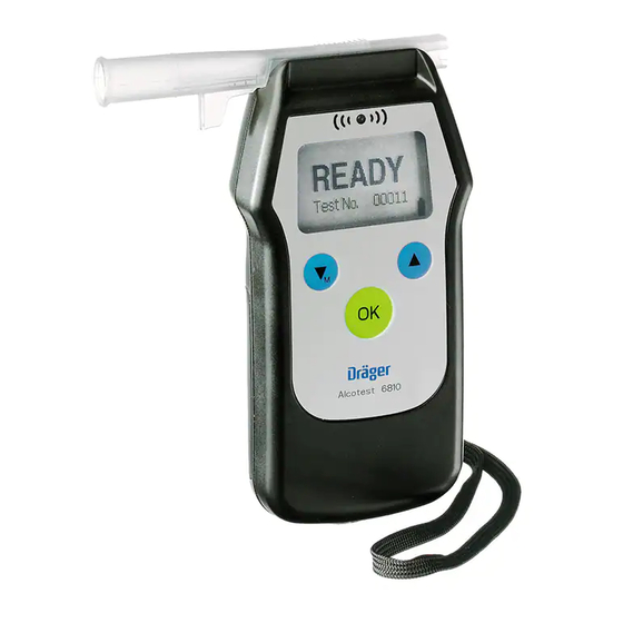 Dräger Alcotest 6810 GB Operator's Instruction Manual
