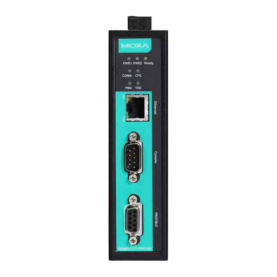 Moxa Technologies MGate 5101-PBM-MN User Manual