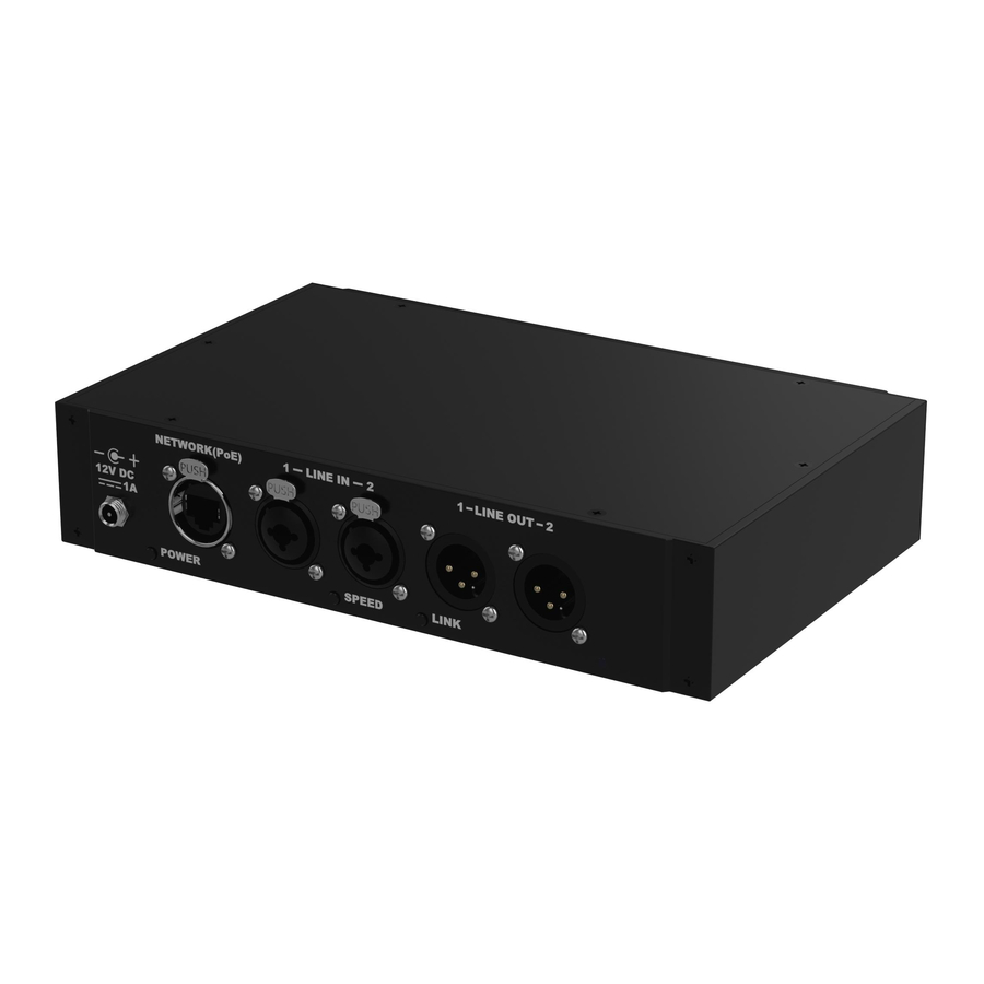 Arista Dante ARS-0202 A Series User Manual