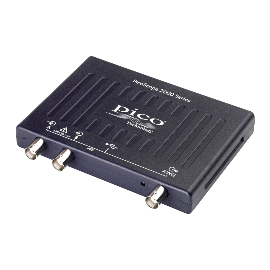 PICO PicoScope 2200 Series User Manual