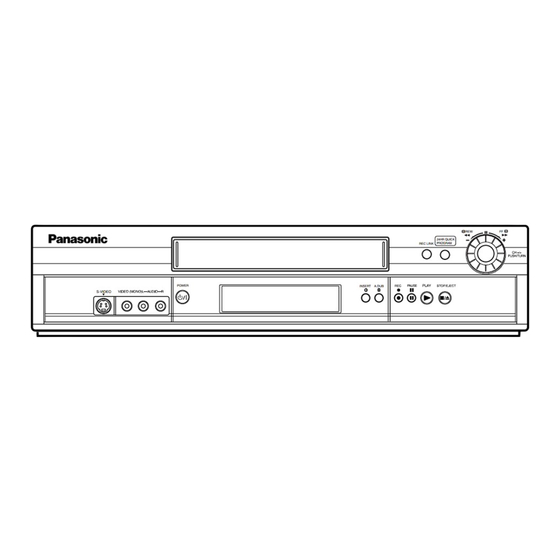 User Manuals: Panasonic AG3200 Stereo VCR