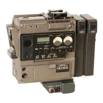 Sony BETACAM SP BVV-5PS Operation Manual