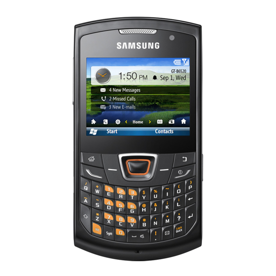 Samsung GT-B6520 Manuals