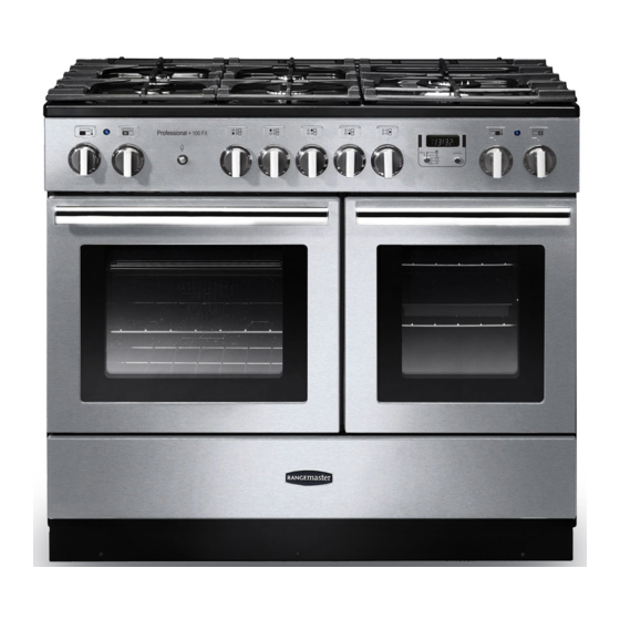 RANGEMASTER PROFESSIONAL 100 FX USER S MANUAL INSTALLATION   Raw 