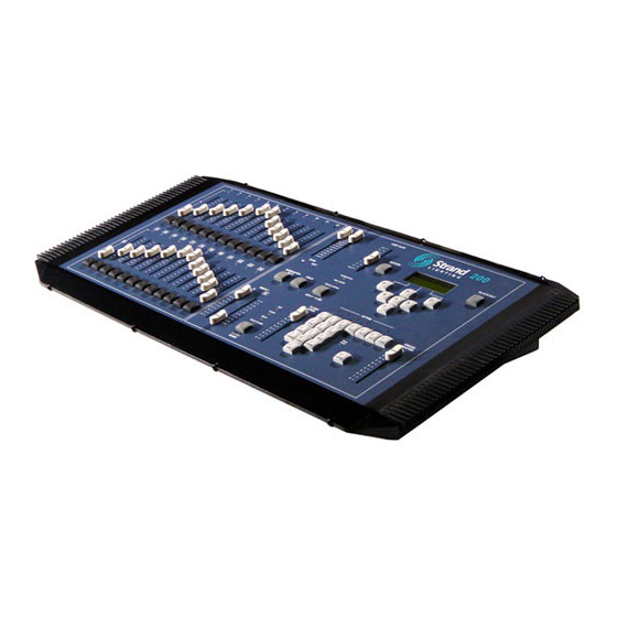 Strand Lighting 200 Console Operation Manual