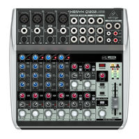 Behringer Xenyx 802 User Manual