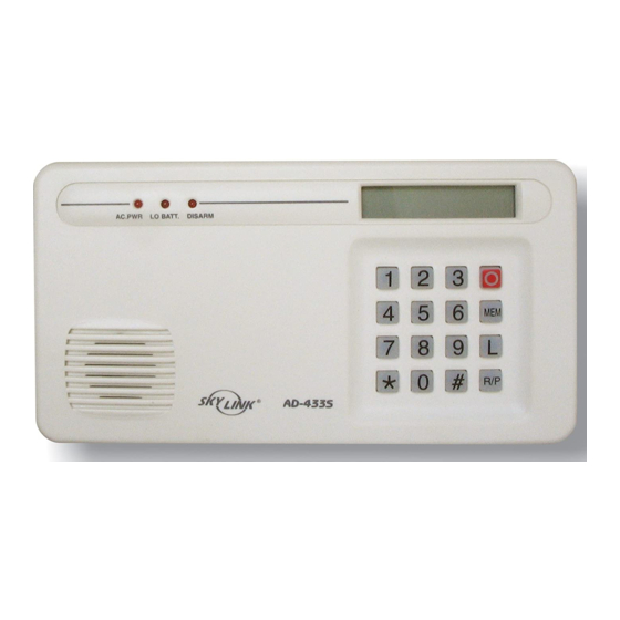 SKYLINK DIALALERT AD433S MANUAL Pdf Download ManualsLib