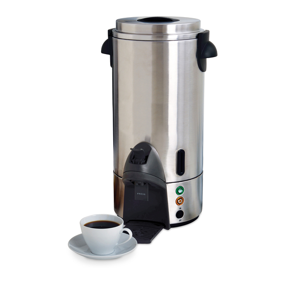 WEST BEND COMMERCIAL COFFEE MAKERS INSTRUCTION MANUAL Pdf Download