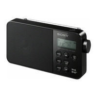 Sony XDR-S40DBP Operating Instructions