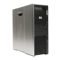 HP Workstation Z600 Maintenance And Service Manual