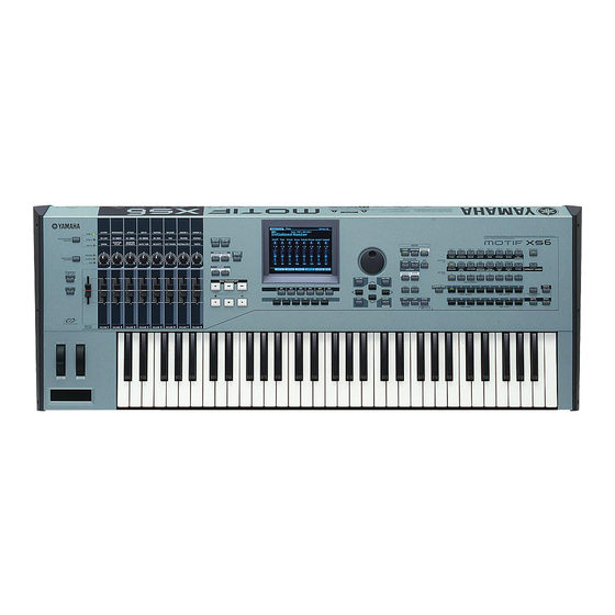 Yamaha MOTIF XS7 Service Manual