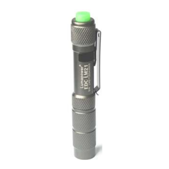 Lumapower EDC LM 21 User Manual