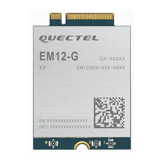 Quectel EM12-G Manuals