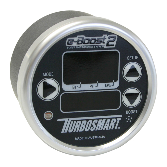 Turbosmart e-Boost-40/60 Manuals